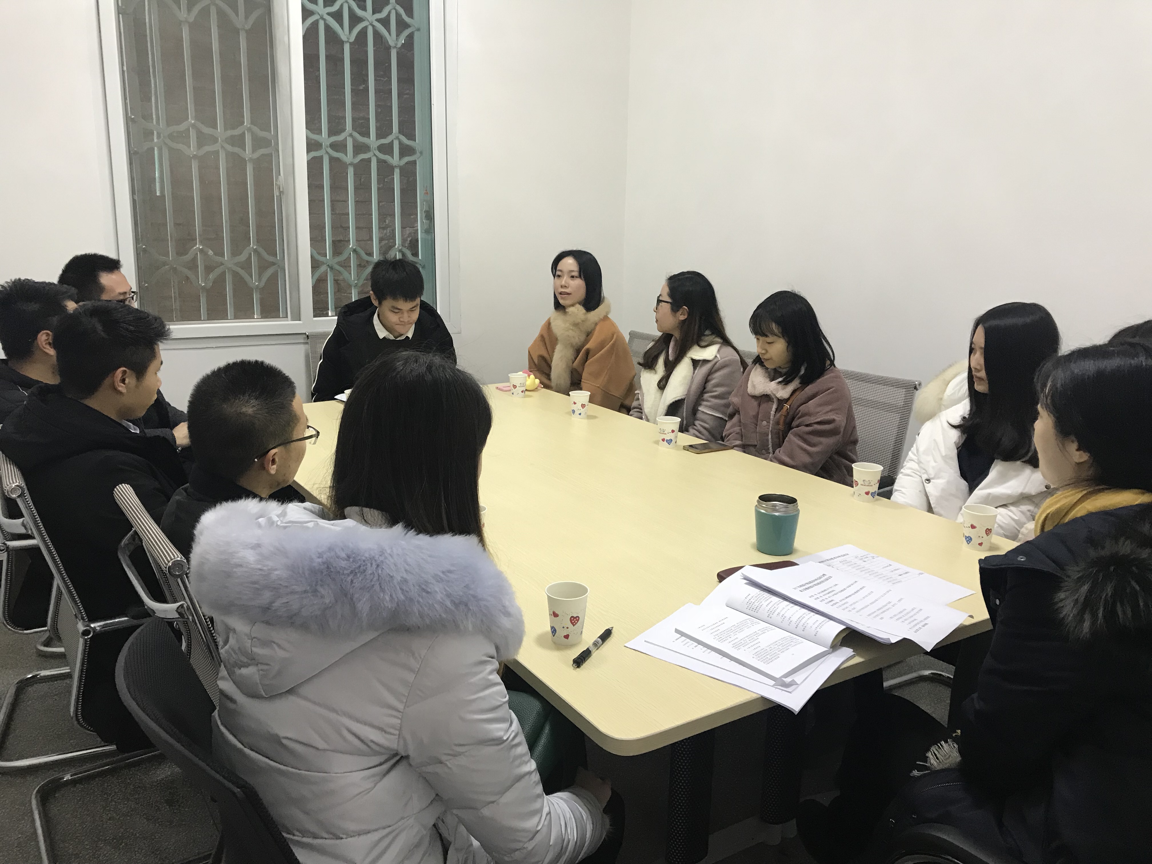 成立洪雅县西部计划志愿者团支部会议